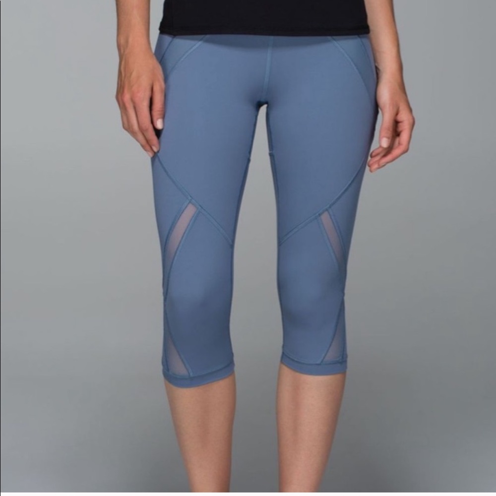 Lululemon Leggings with Mesh Detailing